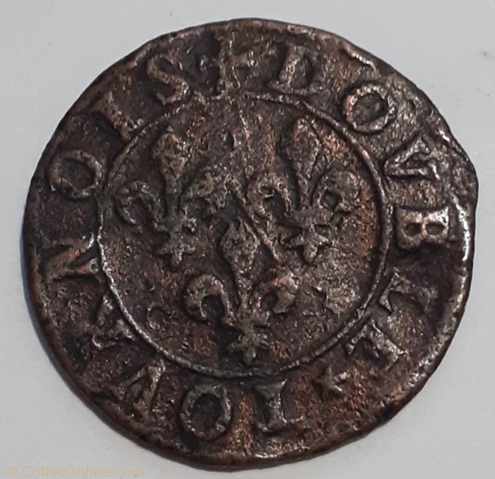 FRANÇOIS BOURBON CONTI TYPE 15 monnaie france feodale francois bourbon conti type 15