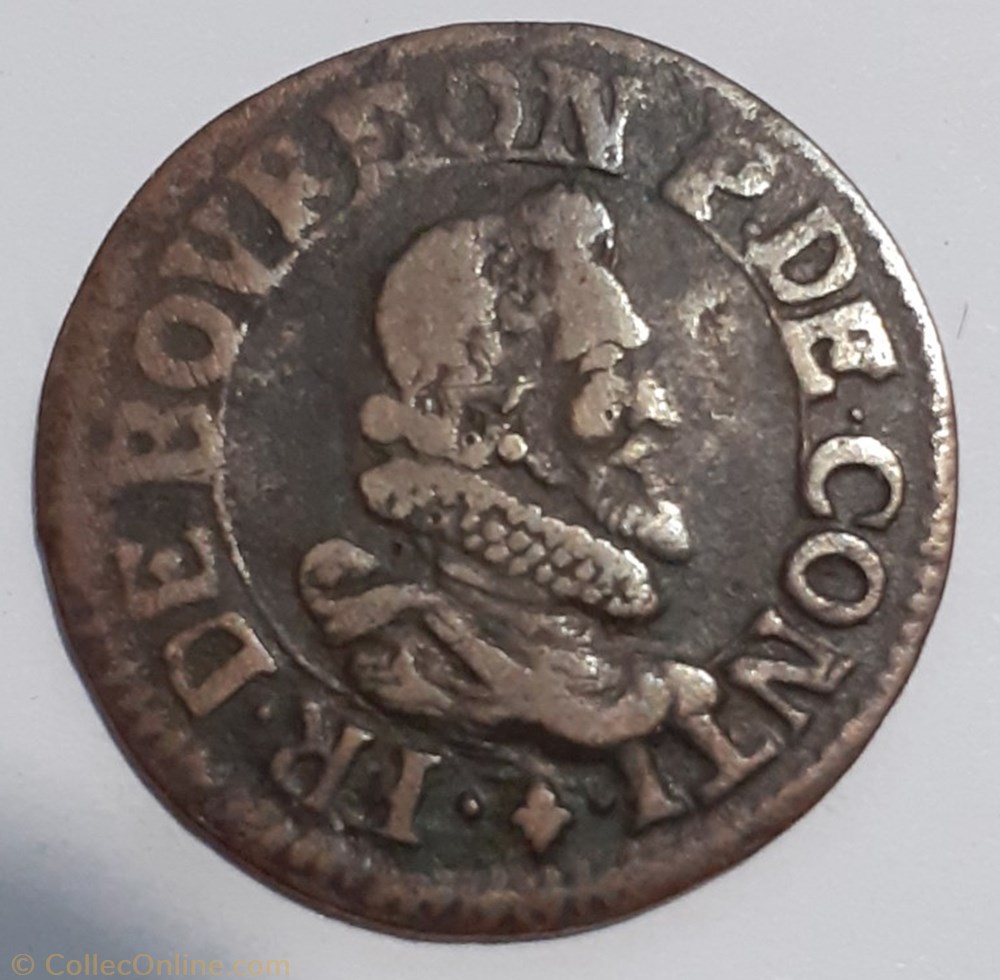 FRANÇOIS BOURBON CONTI TYPE 5 monnaie france feodale francois bourbon conti type 5