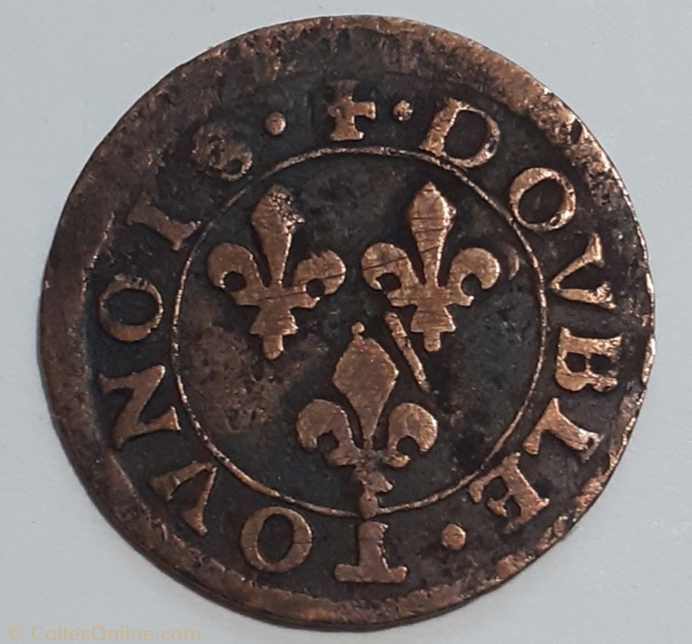 FRANÇOIS DE BOURBON CONTI TYPE 18 monnaie france feodale francois de bourbon conti type 18