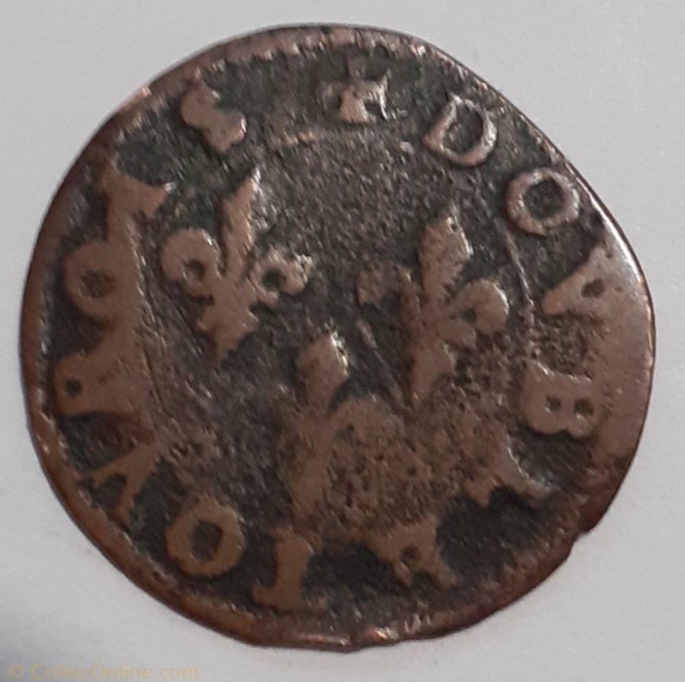 FRANÇOIS DE BOURBON CONTI TYPE 18 monnaie france feodale francois de bourbon conti type 18