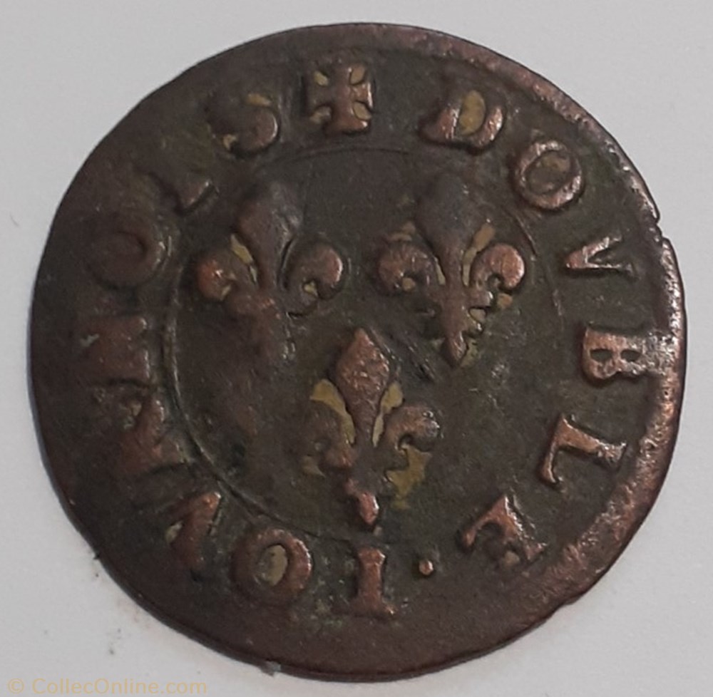 FRANÇOIS D BOURBON CONTI TYPE 18 monnaie france feodale francois d bourbon conti type 18