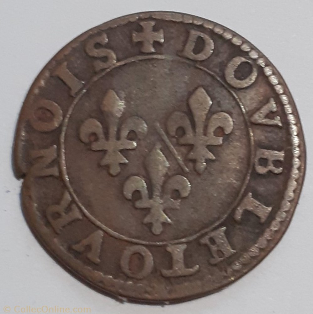 FRANÇOIS DE BOURBON CONTI TYPE 18 monnaie france feodale francois de bourbon conti type 18