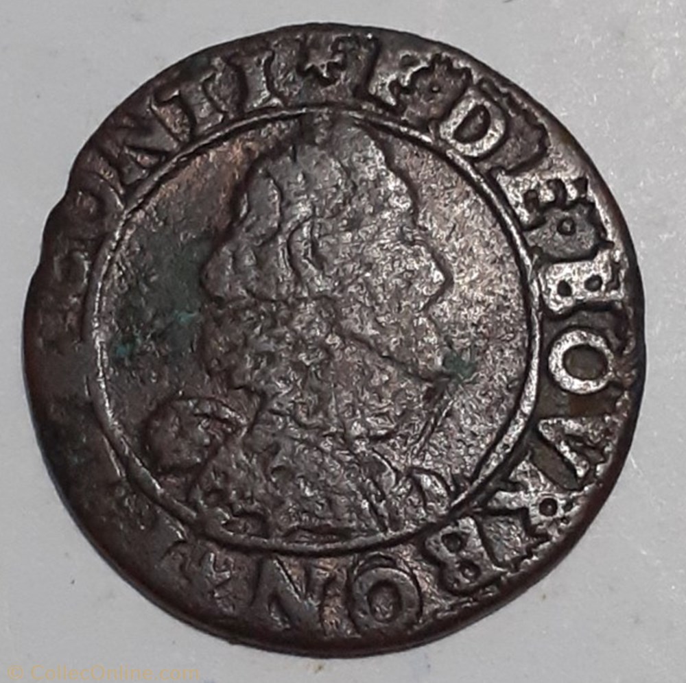 FRANÇOIS DE BOURBON CONTI TYPE 12 monnaie france feodale francois de bourbon conti type 12