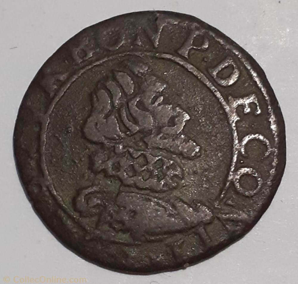 FRANÇOIS DE BOURBON CONTI TYPE 12 monnaie france feodale francois de bourbon conti type 12