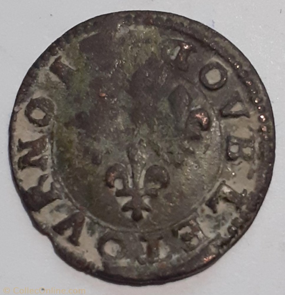 FRANÇOIS DE BOURBON CONTI TYPE 18 2 monnaie france feodale francois de bourbon conti type 18