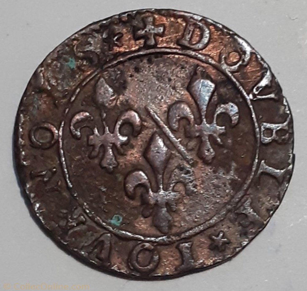 FRANÇOIS DE BOURBON CONTI TYPE 12 monnaie france feodale francois de bourbon conti type 12