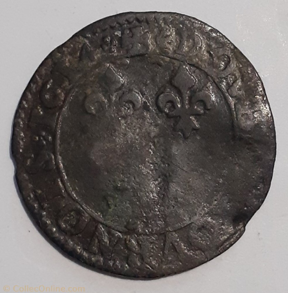FRANÇOIS DE BOURBON TYPE 3 monnaie france feodale francois de bourbon type 3
