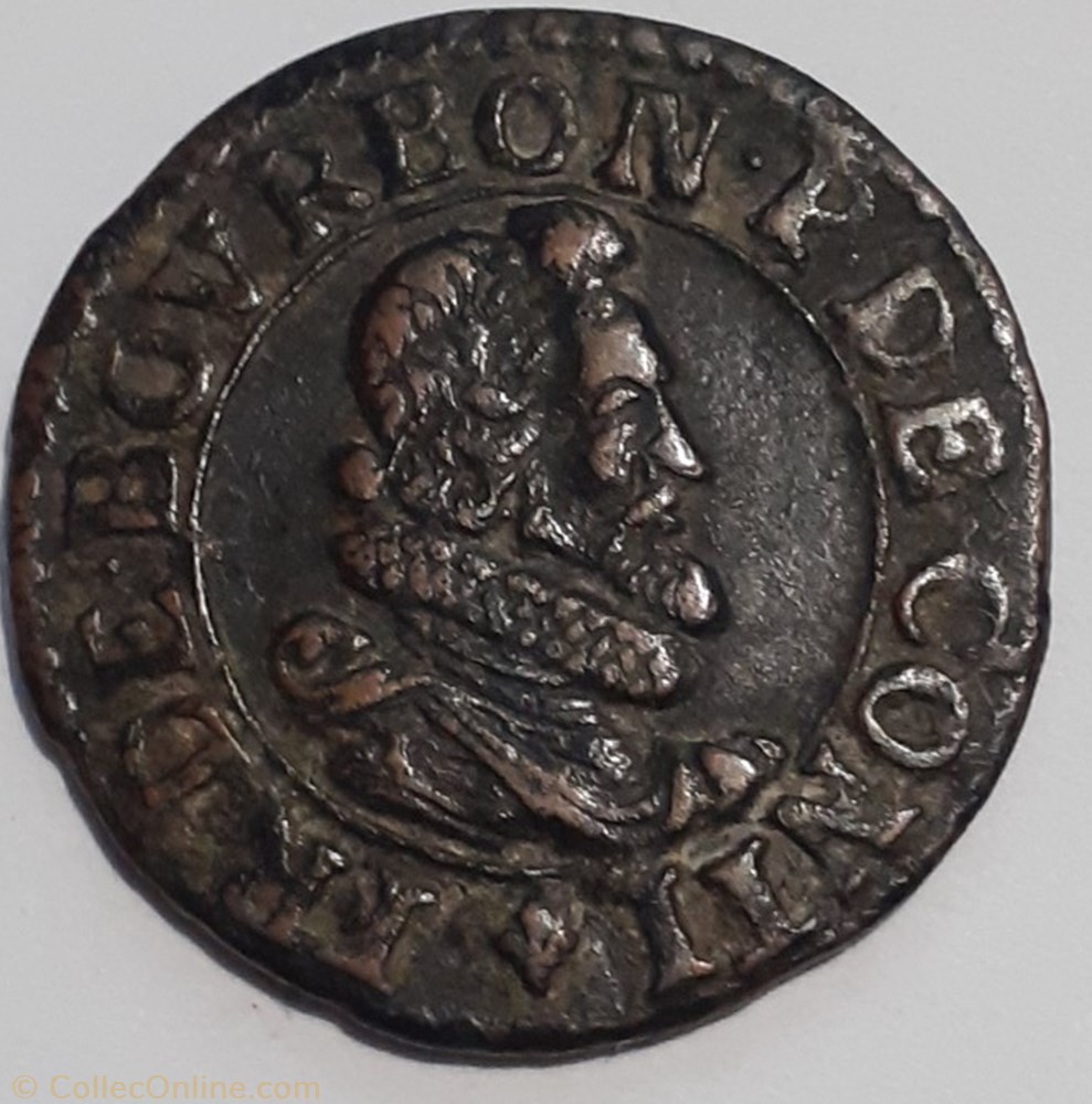 FRANÇOIS BOURBON CONTI TYPE 5 monnaie france feodale francois bourbon conti type 5