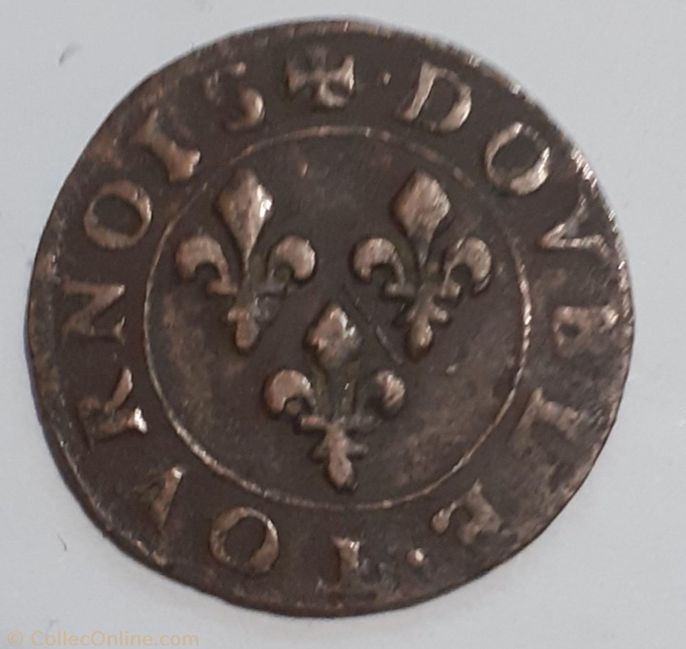 FRANÇOIS DE BOURBON CONTI TYPE 18 monnaie france feodale francois de bourbon conti type 18
