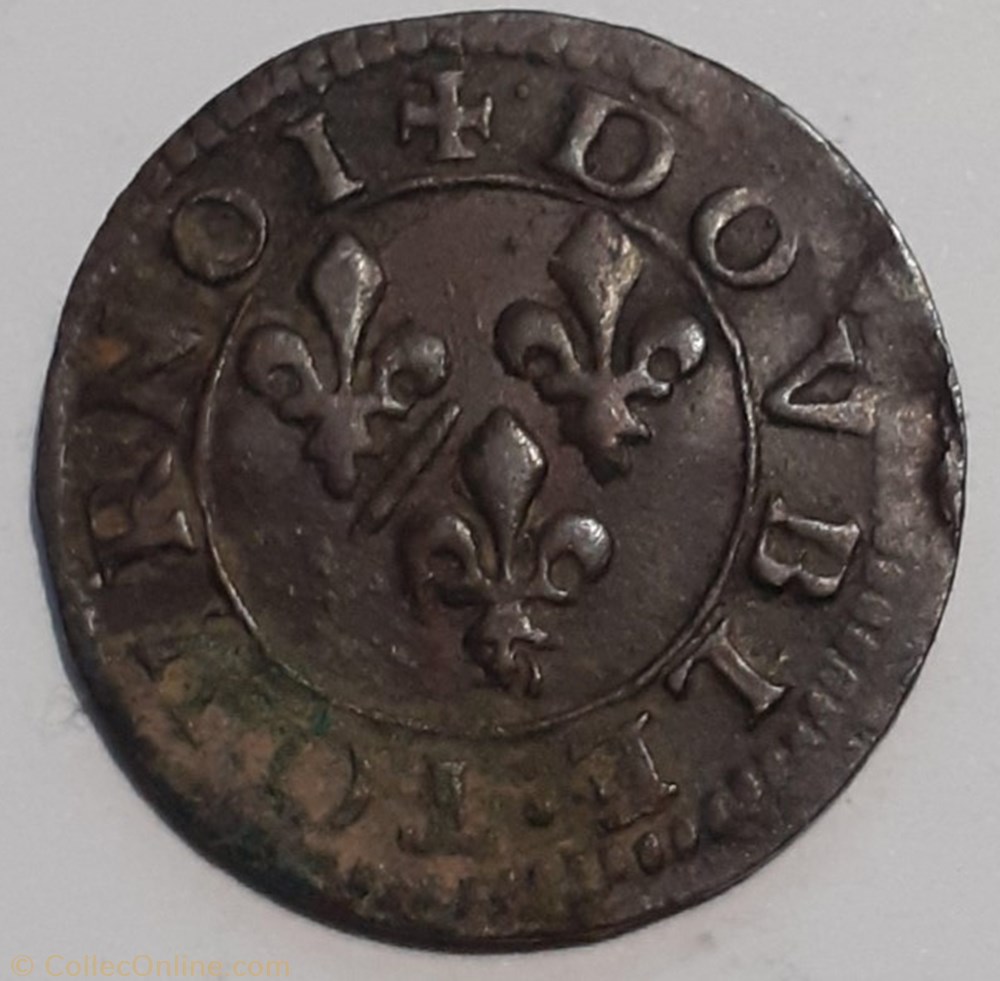 FRANÇOIS DE BOURBON CONTI TYPE 18 monnaie france feodale francois de bourbon conti type 18