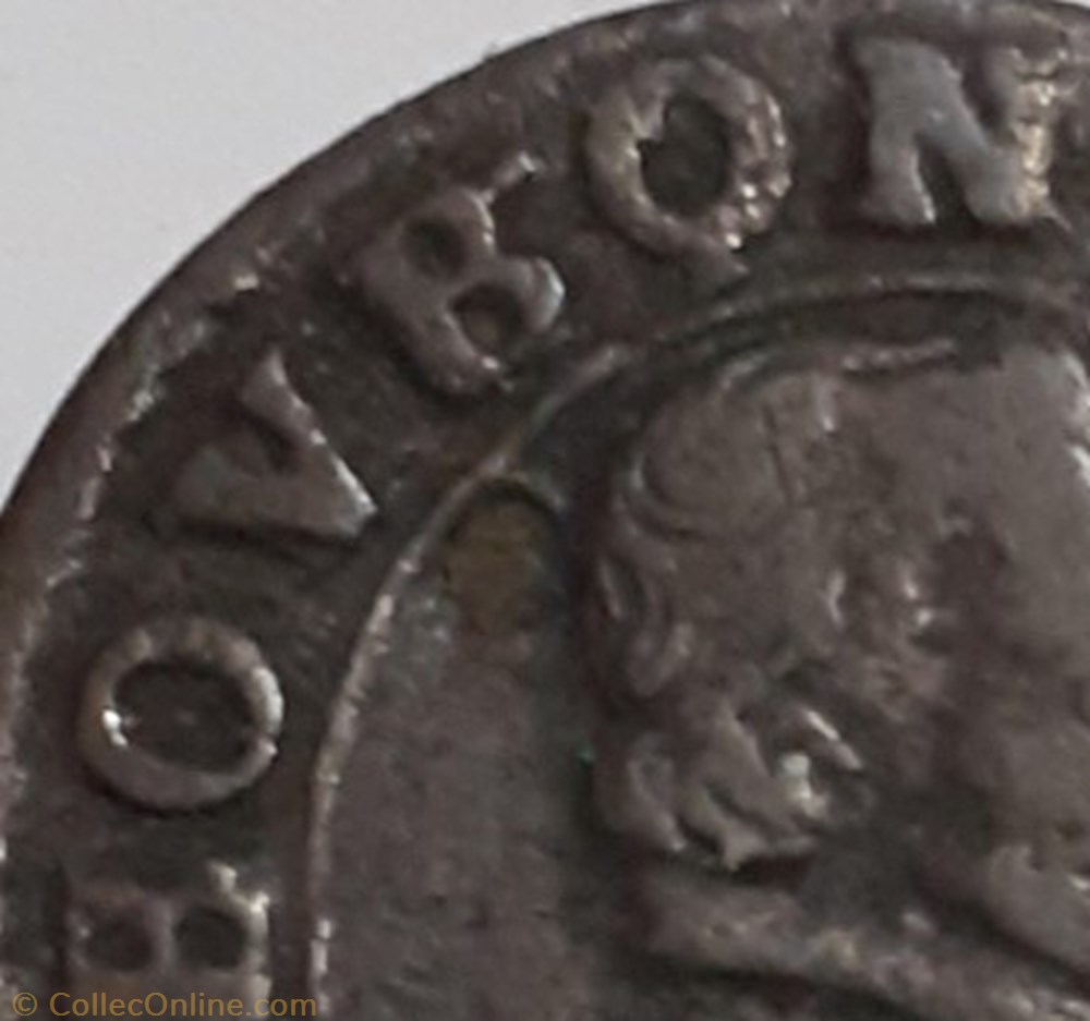 FRANÇOIS DE BOURBON CONTI TYPE 18 3 monnaie france feodale francois de bourbon conti type 18