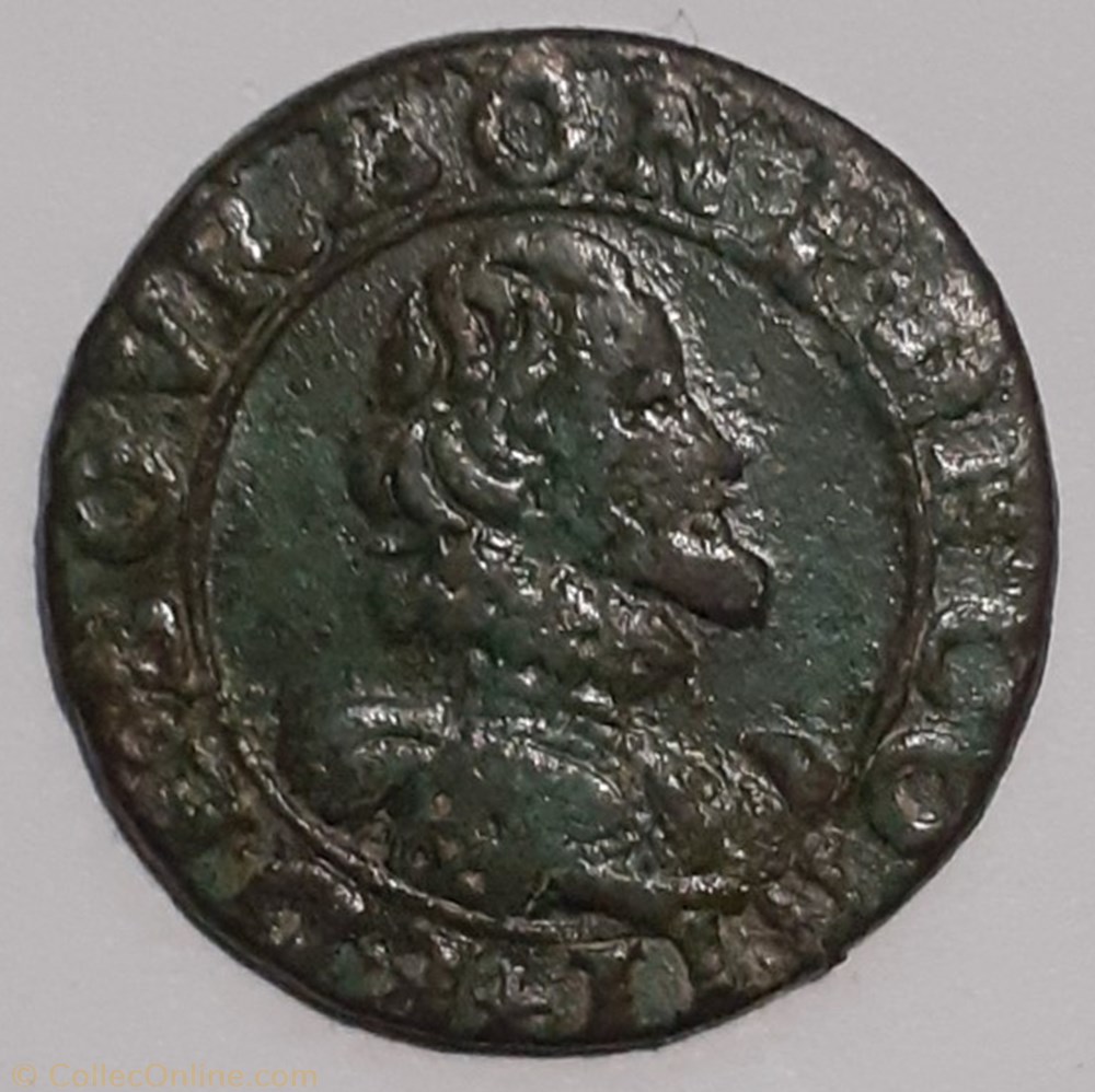 FRANÇOIS DE BOURBON CONTI TYPE 13 monnaie france feodale francois de bourbon conti type 13