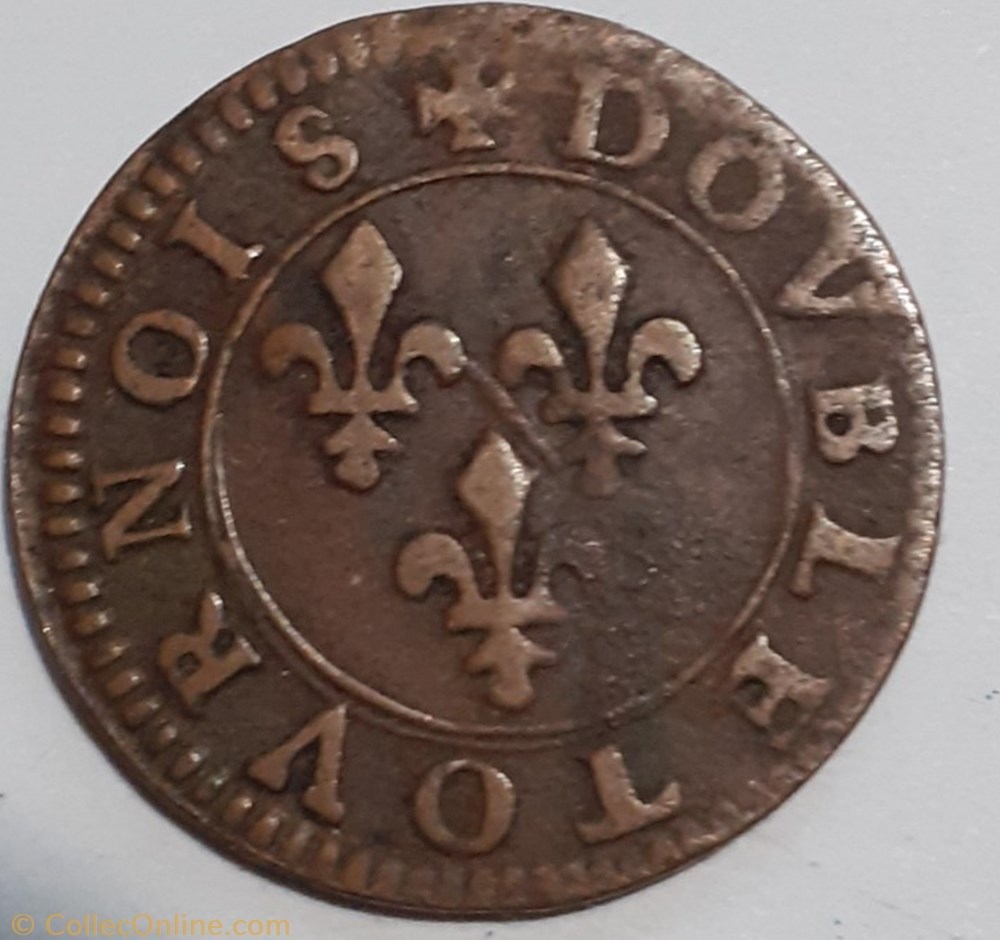 FRANÇOIS DE BOURBON LES RARES TYPE 18 monnaie france feodale francois de bourbon les rares type 18