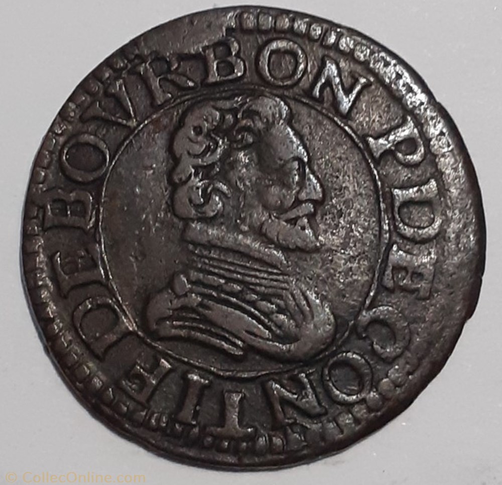 FRANÇOIS DE BOURBON CONTI TYPE 18 monnaie france feodale francois de bourbon conti type 18