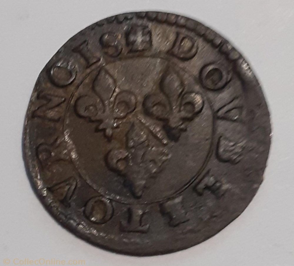 FRANÇOIS DE BOURBON CONTI TYPE 18 monnaie france feodale francois de bourbon conti type 18