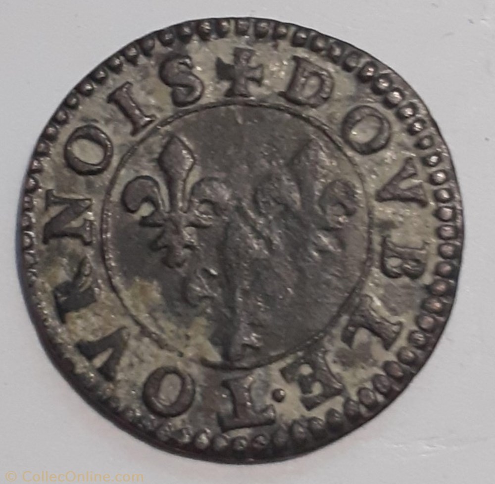 FRANÇOIS DE BOURBON CONTI TYPE 18 monnaie france feodale francois de bourbon conti type 18