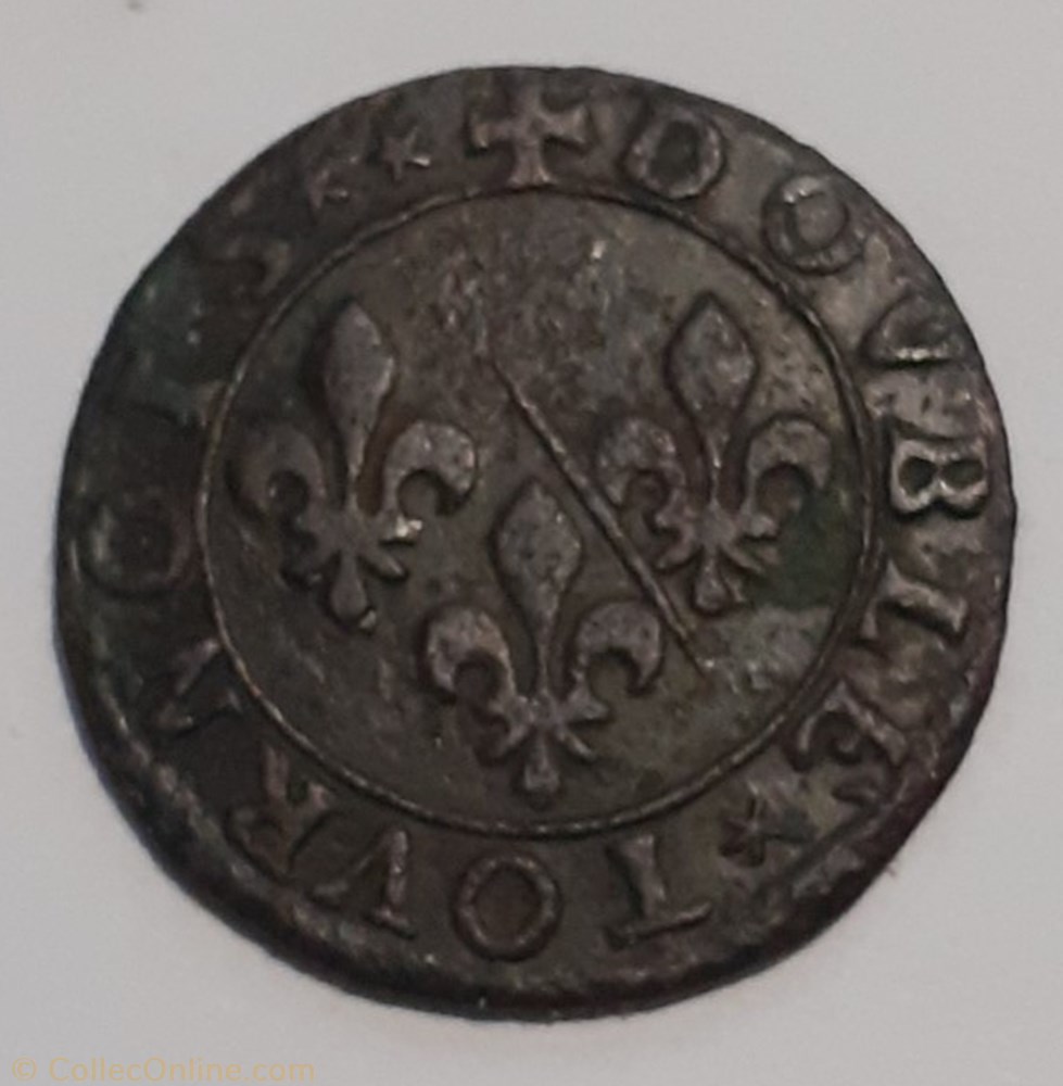 FRANÇOIS DE BOURBON CONTI TYPE 13 2 monnaie france feodale francois de bourbon conti type 13