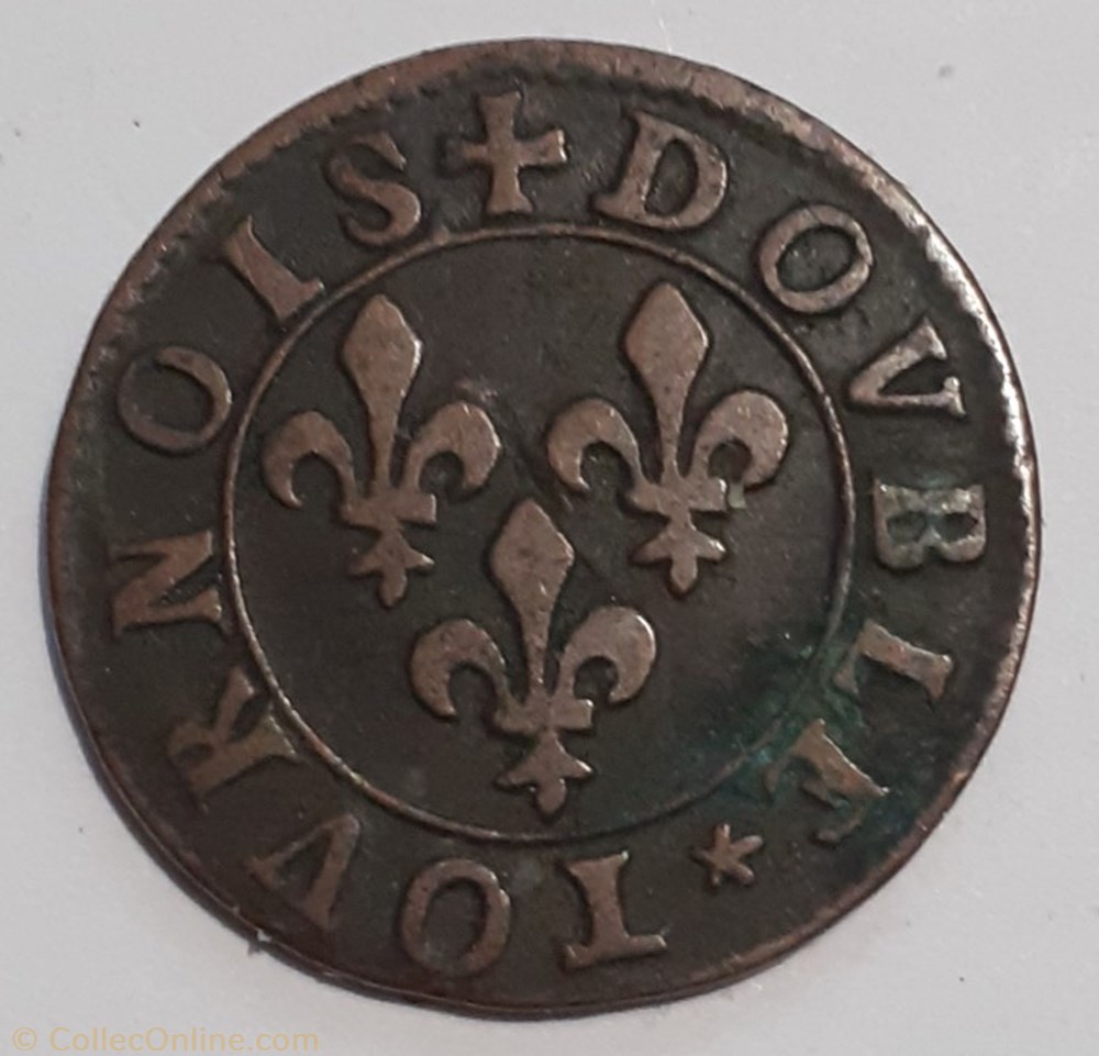 FRANÇOIS BOURBON CONTI TYPE 15 2 monnaie france feodale francois bourbon conti type 15