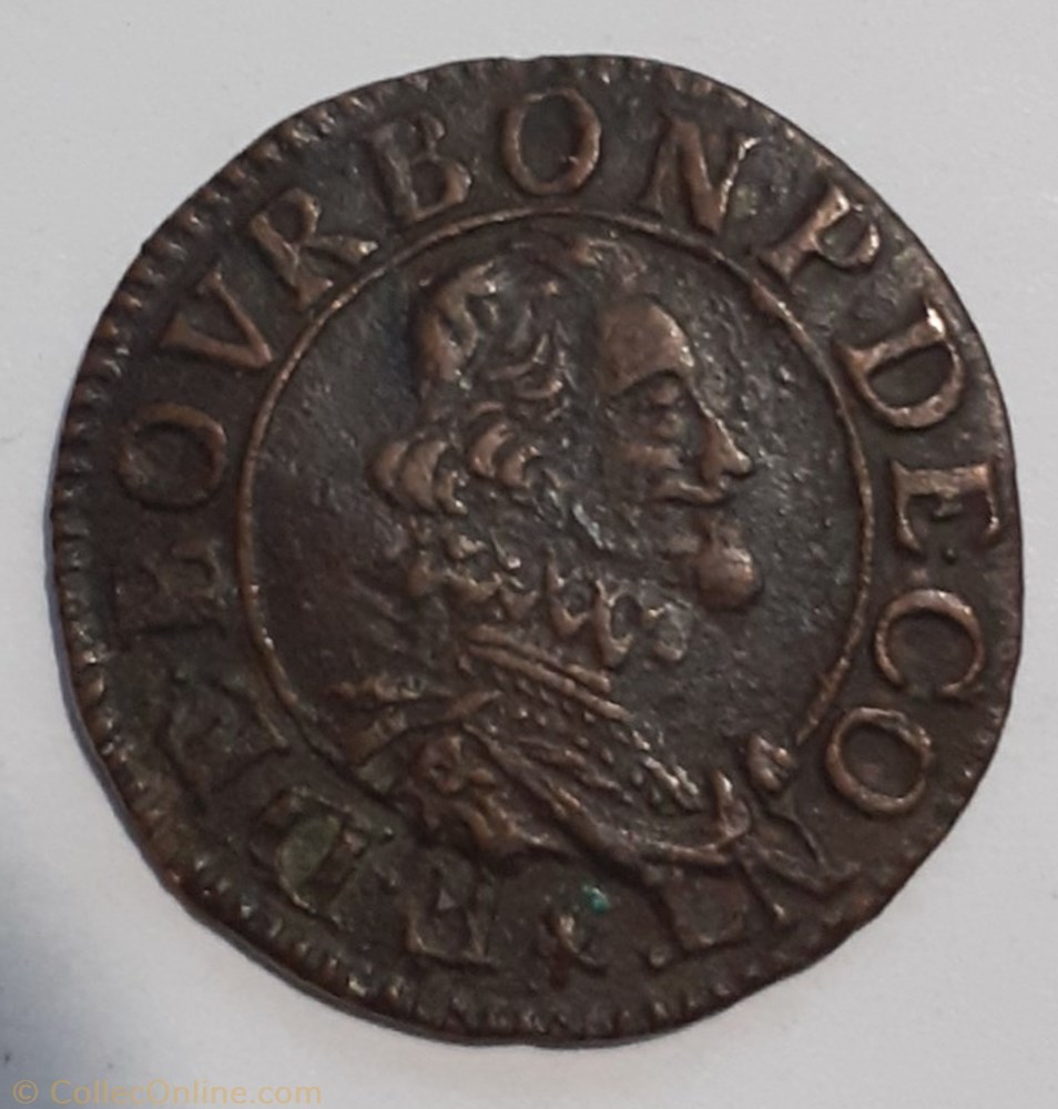 FRANÇOIS DE BOURBON CONTI TYPE 14 monnaie france feodale francois de bourbon conti type 14