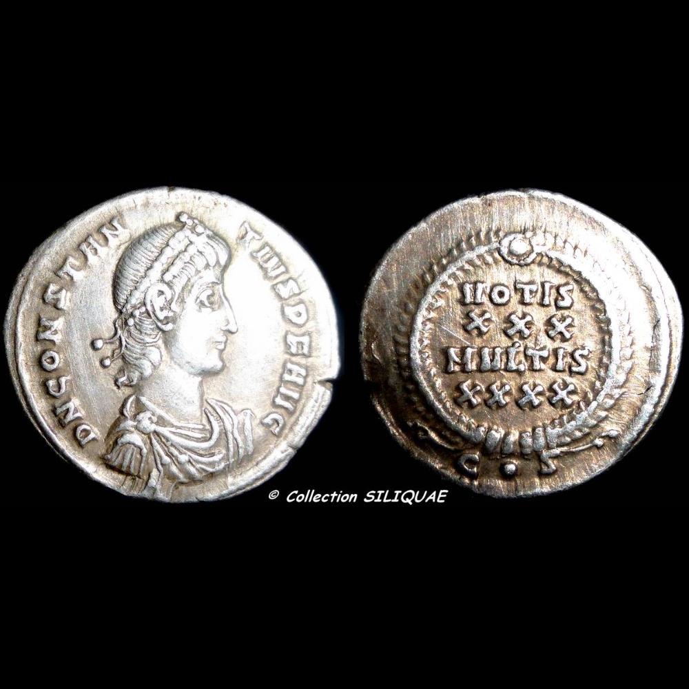 CONSTANCE II - CONSTANTINOPLE - RIC 102(06) monnaie antique romaine constance ii constantinople ric 102 06