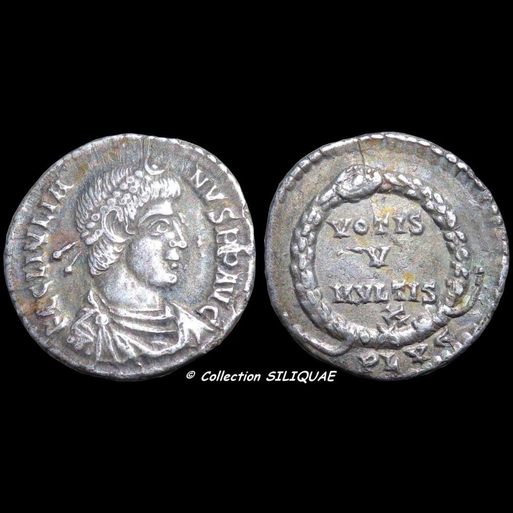 JULIEN II - LYON - RIC 227 monnaie antique romaine julien ii lyon ric 227
