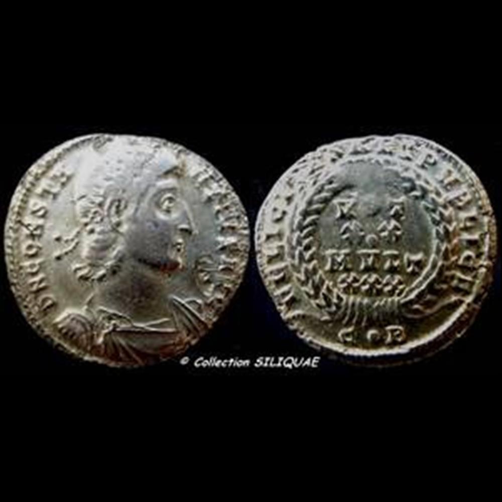 CONSTANCE II - CONSTANTINOPLE - RIC 59(02) monnaie antique romaine constance ii constantinople ric 59 02