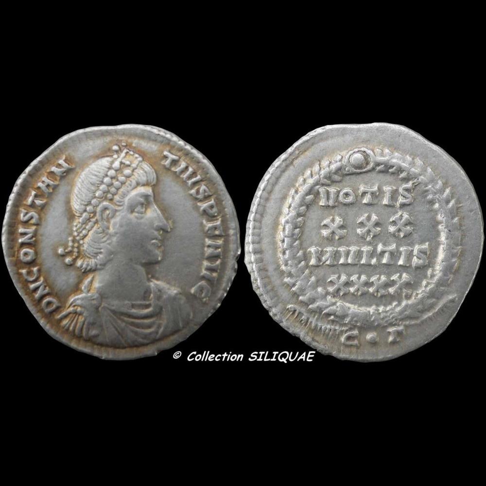 CONSTANCE II - CONSTANTINOPLE - RIC 102(03) monnaie antique romaine constance ii constantinople ric 102 03