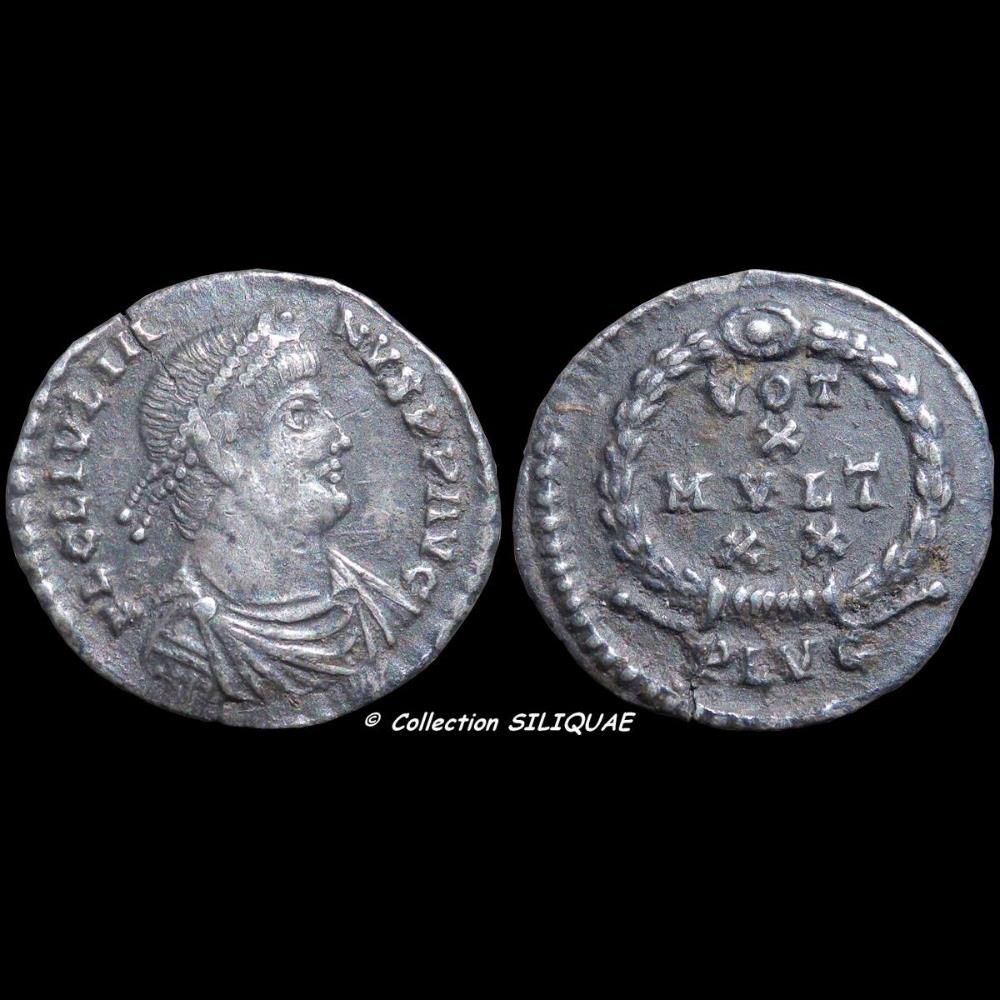 JULIEN II - LYON - RIC 233 monnaie antique romaine julien ii lyon ric 233