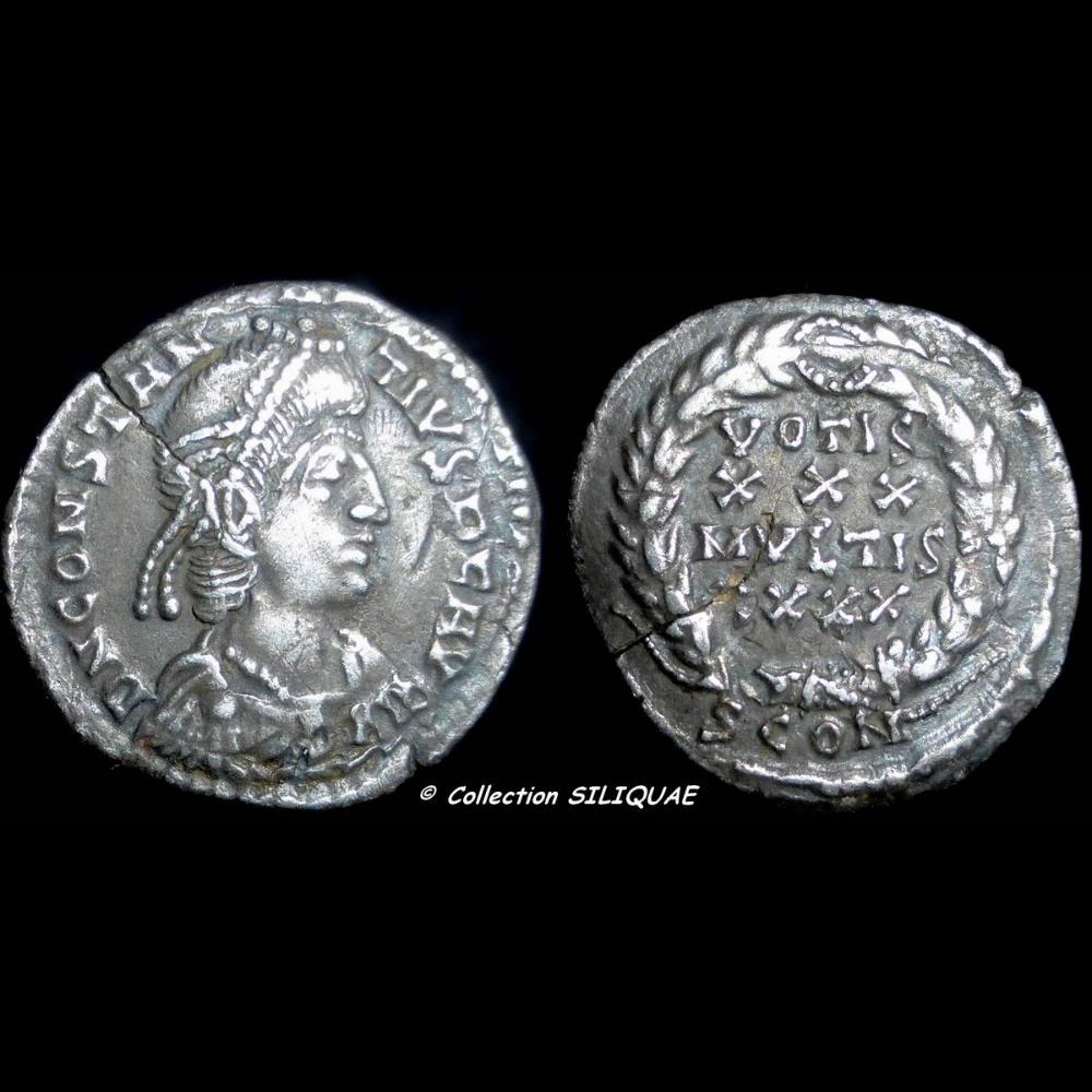 CONSTANCE II - ARLES - RIC 261 monnaie antique romaine constance ii arles ric 261
