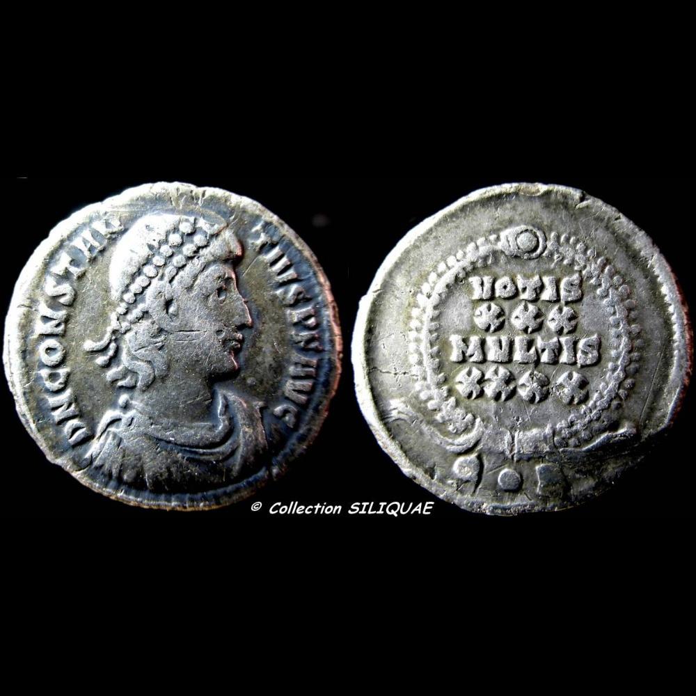 CONSTANCE II - CONSTANTINOPLE - RIC 102(02) monnaie antique romaine constance ii constantinople ric 102 02
