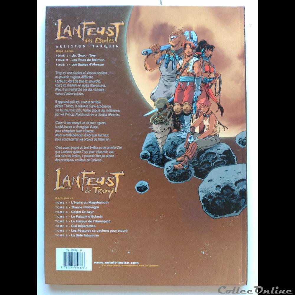 Lanfeust des étoiles Tome 3 - Les sables d'Abraxar livre bd revue lanfeust des etoiles tome 3 les sables abraxar