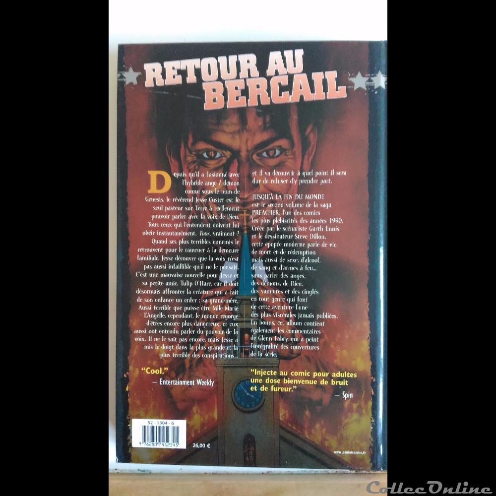 livre bd revue preacher tome 2 jusqu a la fin du monde