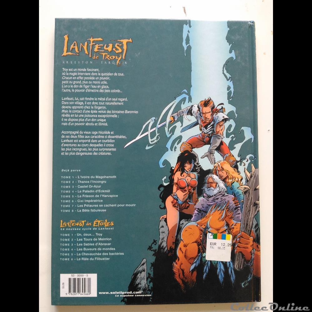 livre bd revue lanfeust de troy tome 4 le paladin eckmul