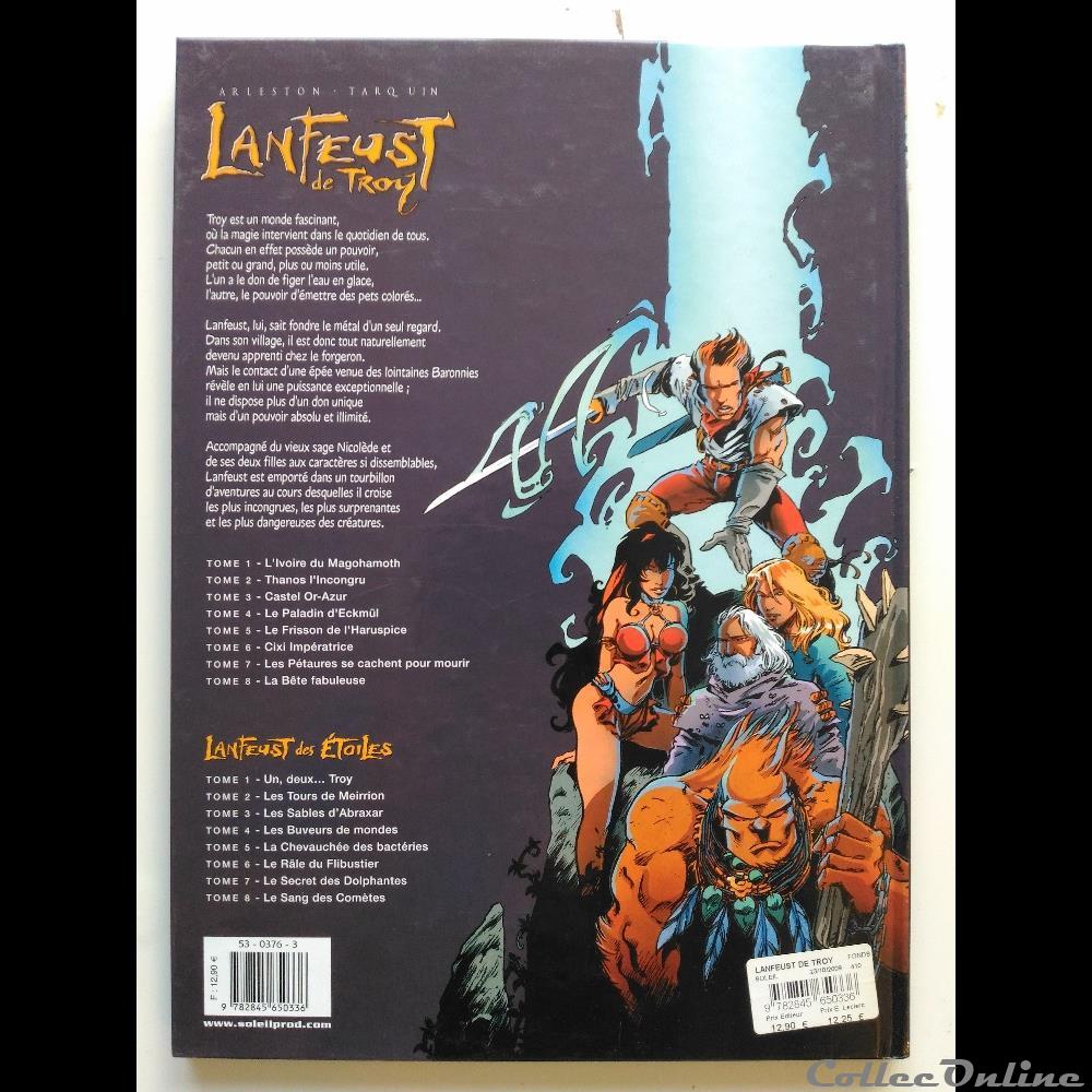 livre bd revue lanfeust de troy tome 8 la bete fabuleuse