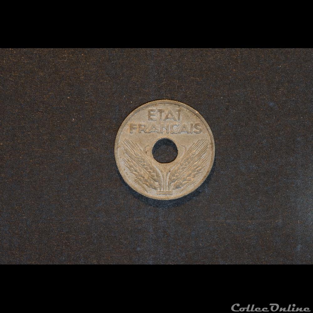 20 Cts Etat Francais 1943 monnaie france moderne 20 cts etat francais 1943