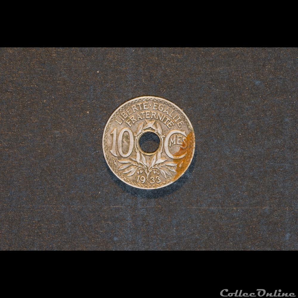 10 Cts Lindauer 1933 monnaie france moderne 10 cts lindauer 1933