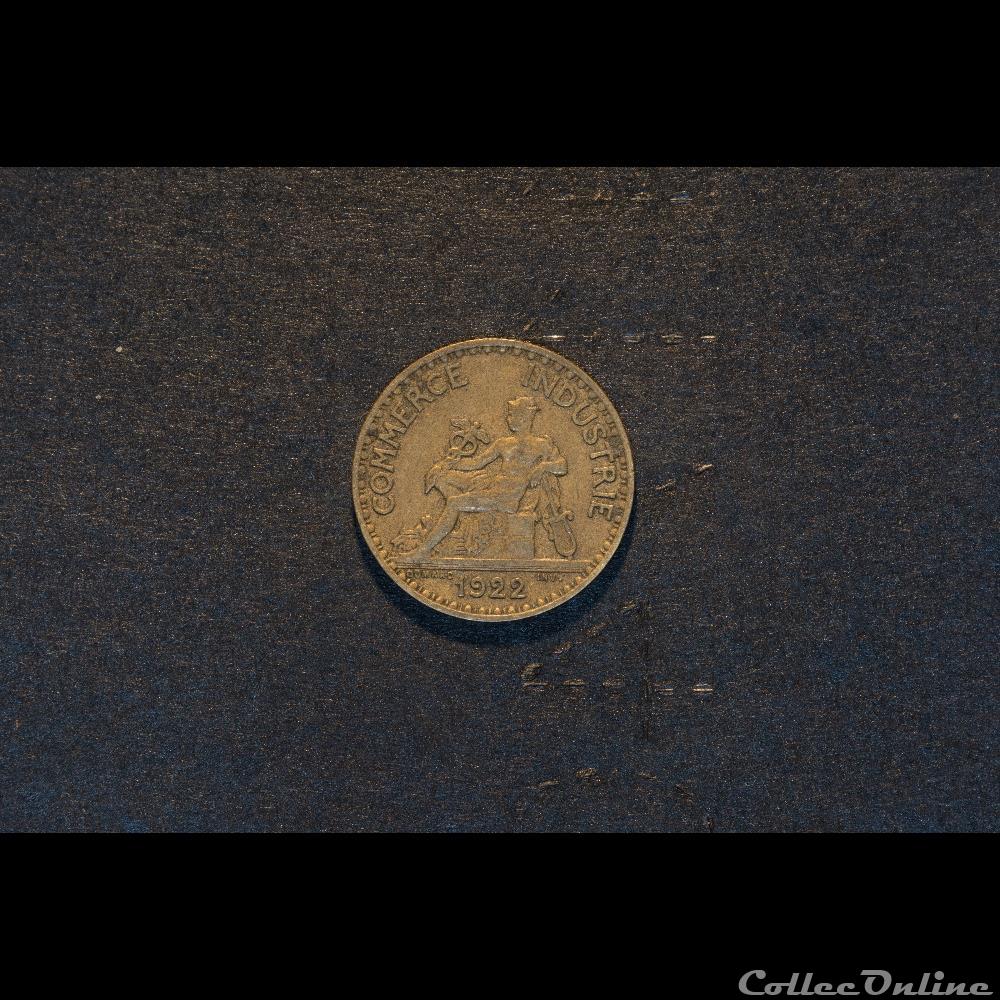 monnaie france moderne bon pour 1 franc 1922