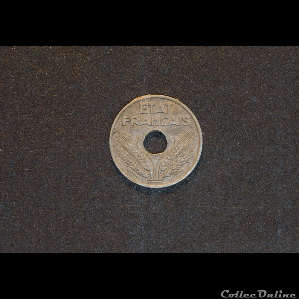 20 Cts Etat Francais 1942 monnaie france moderne 20 cts etat francais 1942