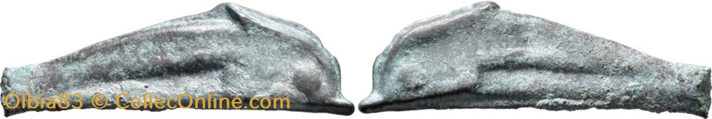 Olbia /Proto monnaie Grecque - Dauphin monnaies antiques grecques olbia proto monnaie grecque dauphin
