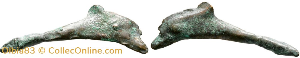 Olbia /Proto monnaie Grecque - Dauphin monnaies antiques grecques olbia proto monnaie grecque dauphin