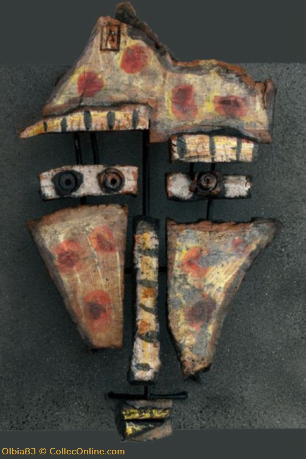 " Jean GAZDA2 " art antiquites sculptures raku jean gazda2