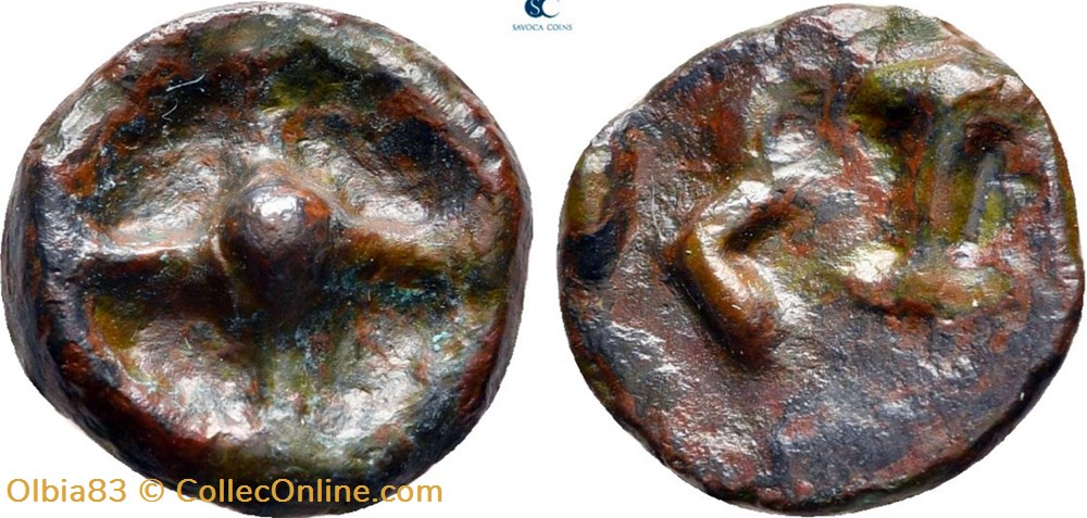 monnaies antiques grecques thrace moesie istrus unite roue pleine a quatre rayons ist