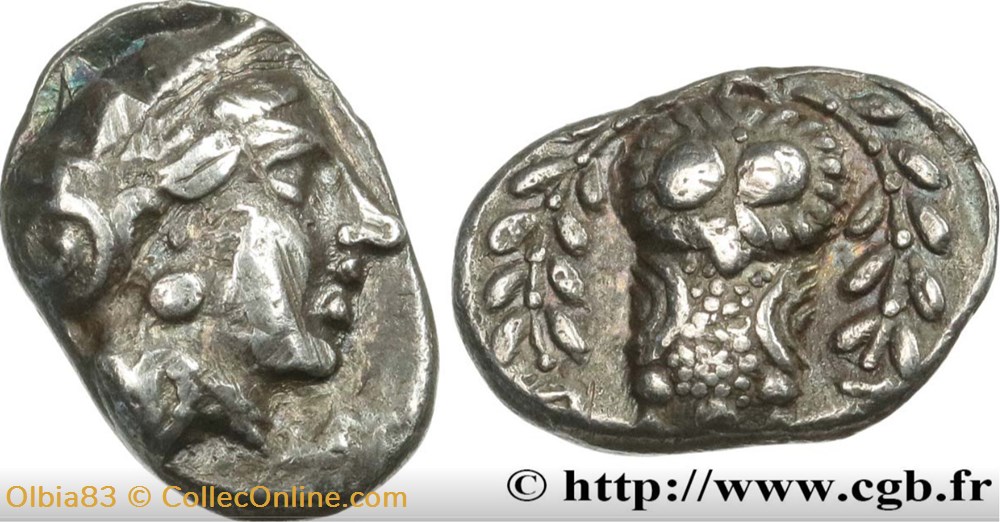 monnaies antiques grecques athenes hemidrachme tete athena a droite chouette debout de face