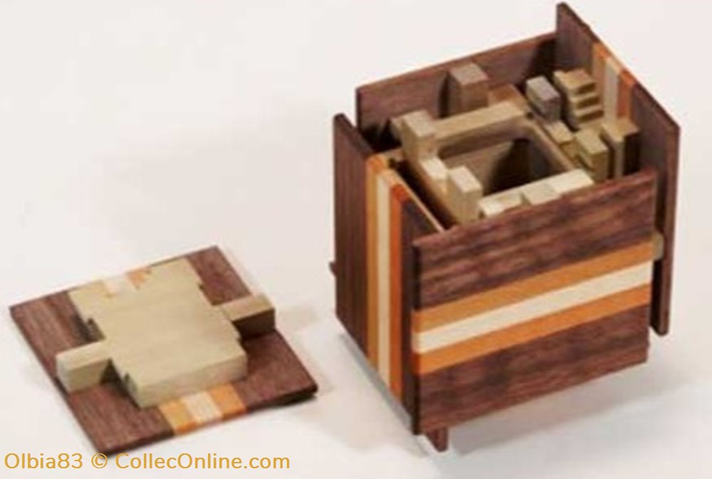 Boite Japonaise - Karakuri -Bako 3 jeux de societe jouets casse tete puzzle boite japonaise karakuri bako
