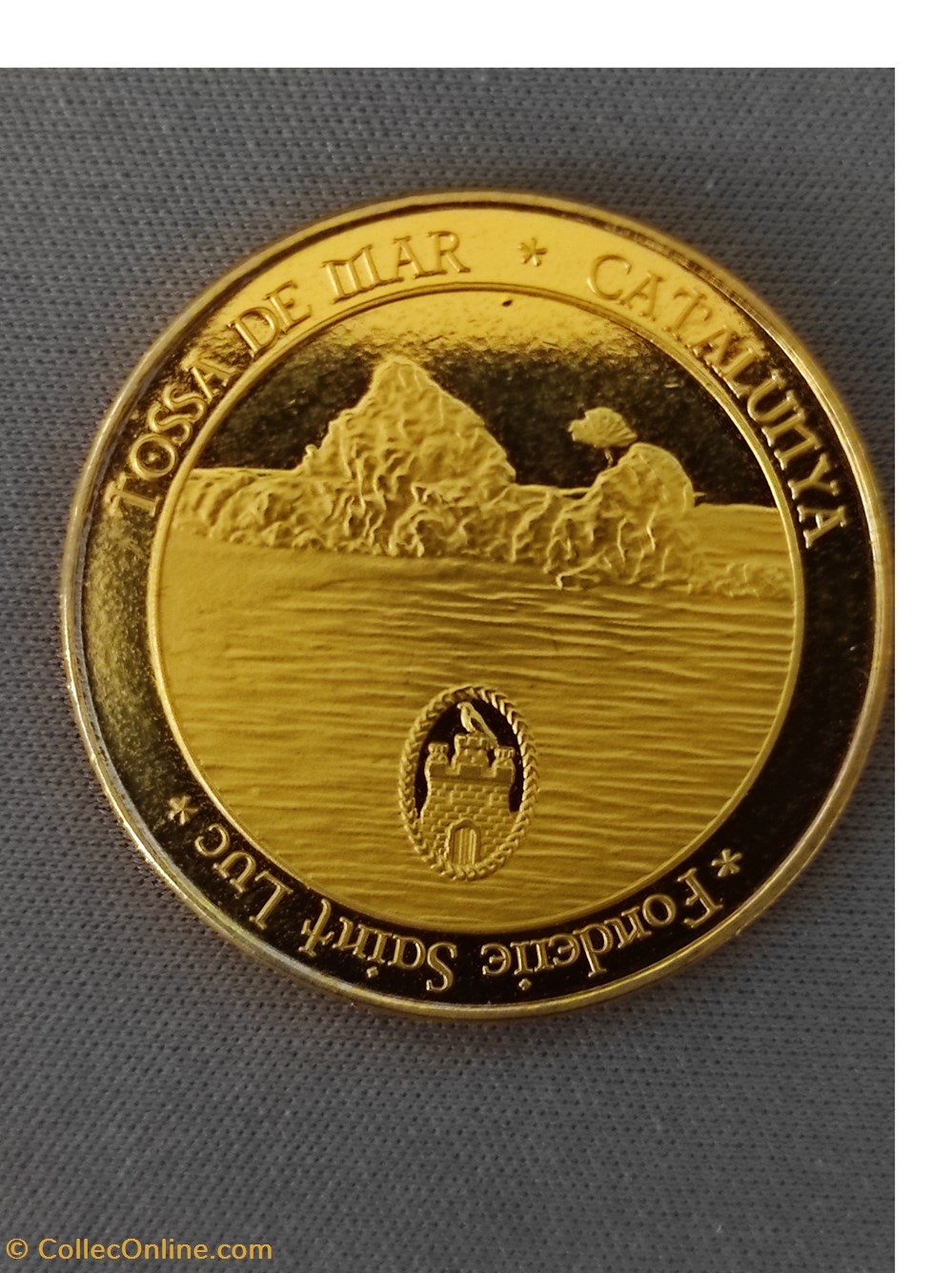 medailles la medaille espagne tossa de mar catalunya