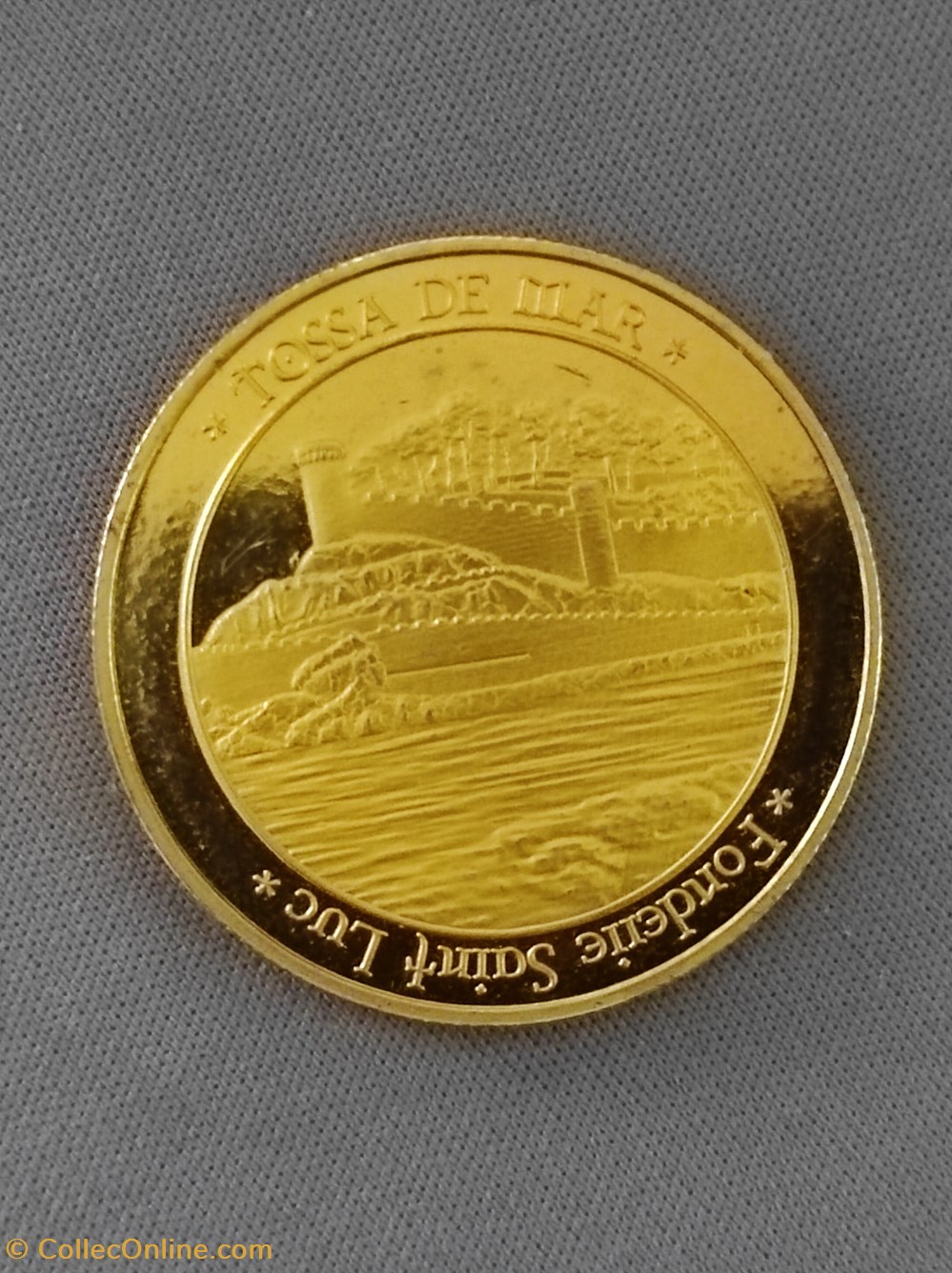 medailles la medaille espagne tossa de mar catalunya