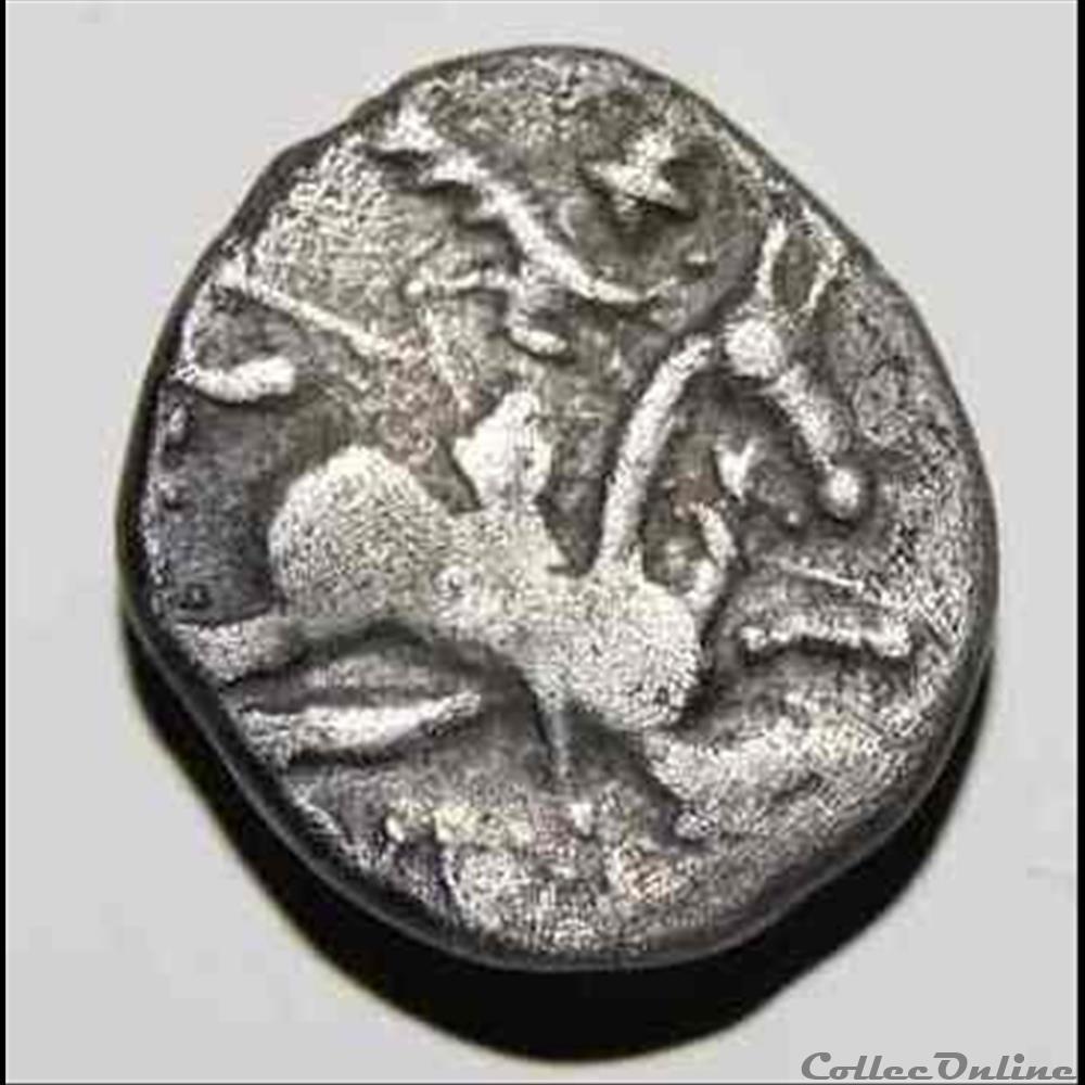 Cavalier du Rhone monnaie antique gauloise cavalier du rhone
