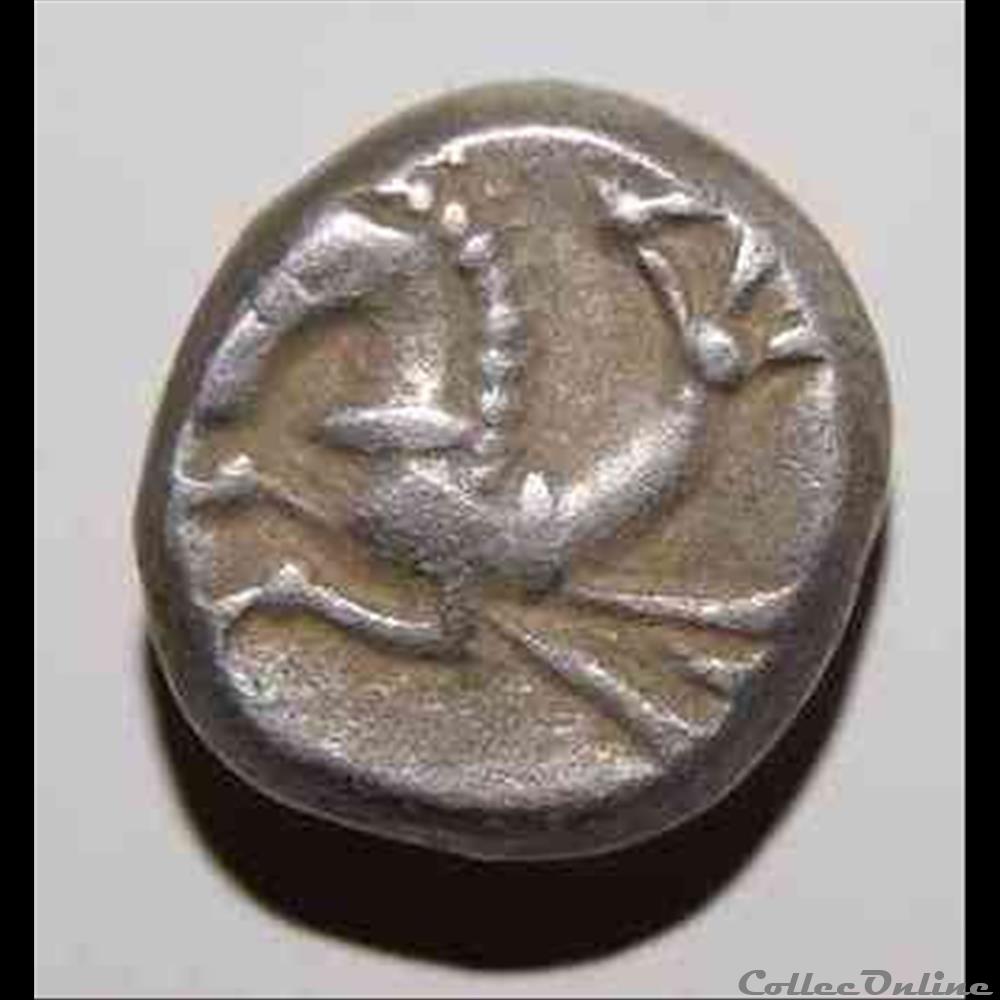 Denier à l'hippocampe - DT.3127 monnaie antique gauloise denier a hippocampe dt 3127