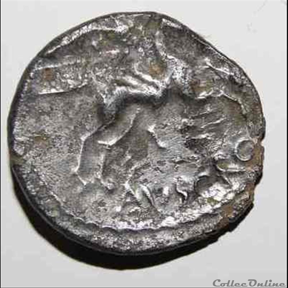 Cavalier du Rhone - DT.3161 monnaie antique gauloise cavalier du rhone dt 3161