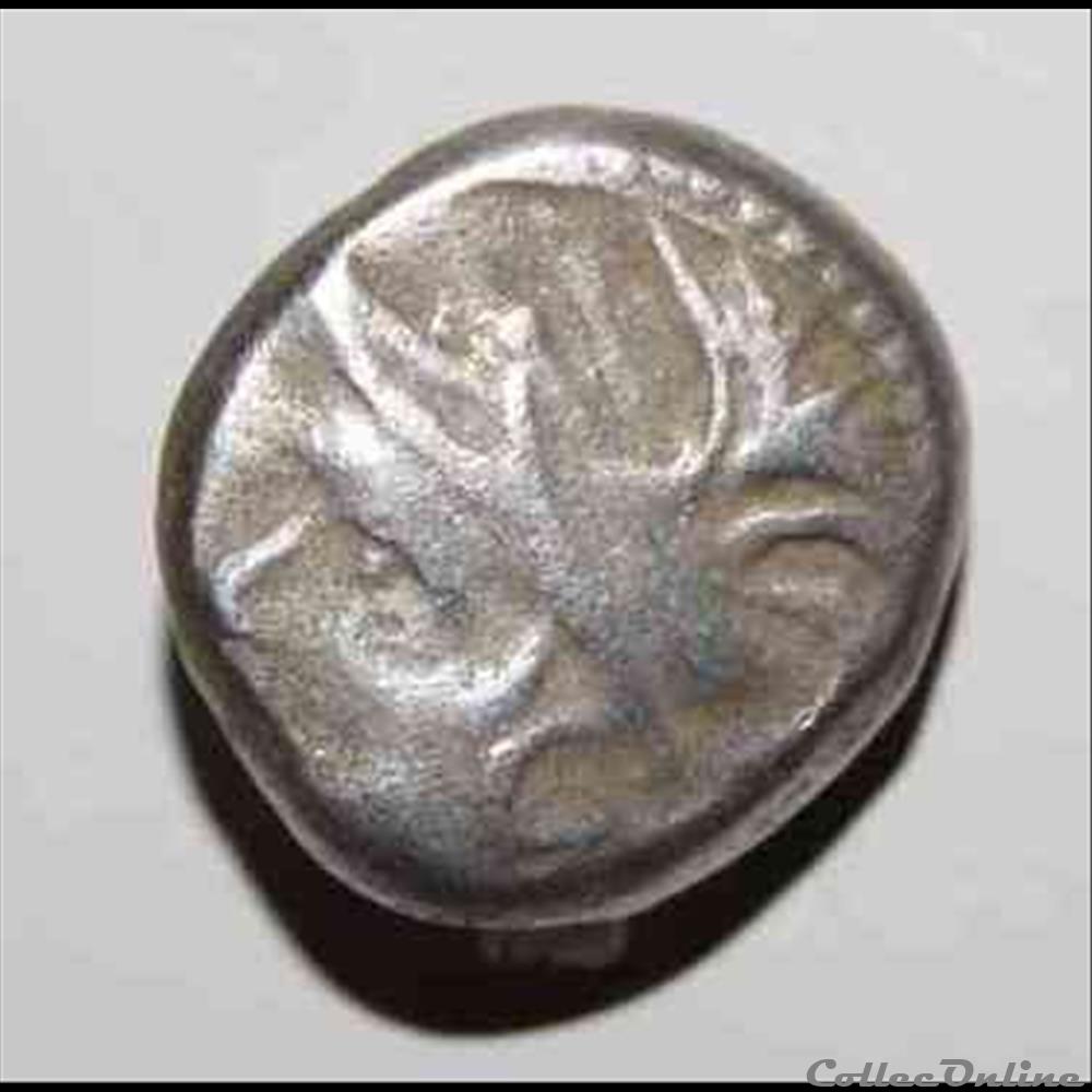 Denier à l'hippocampe - DT.3127 monnaie antique gauloise denier a hippocampe dt 3127